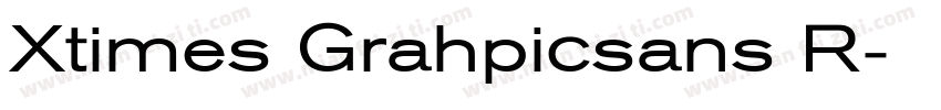 Xtimes Grahpicsans R字体转换
